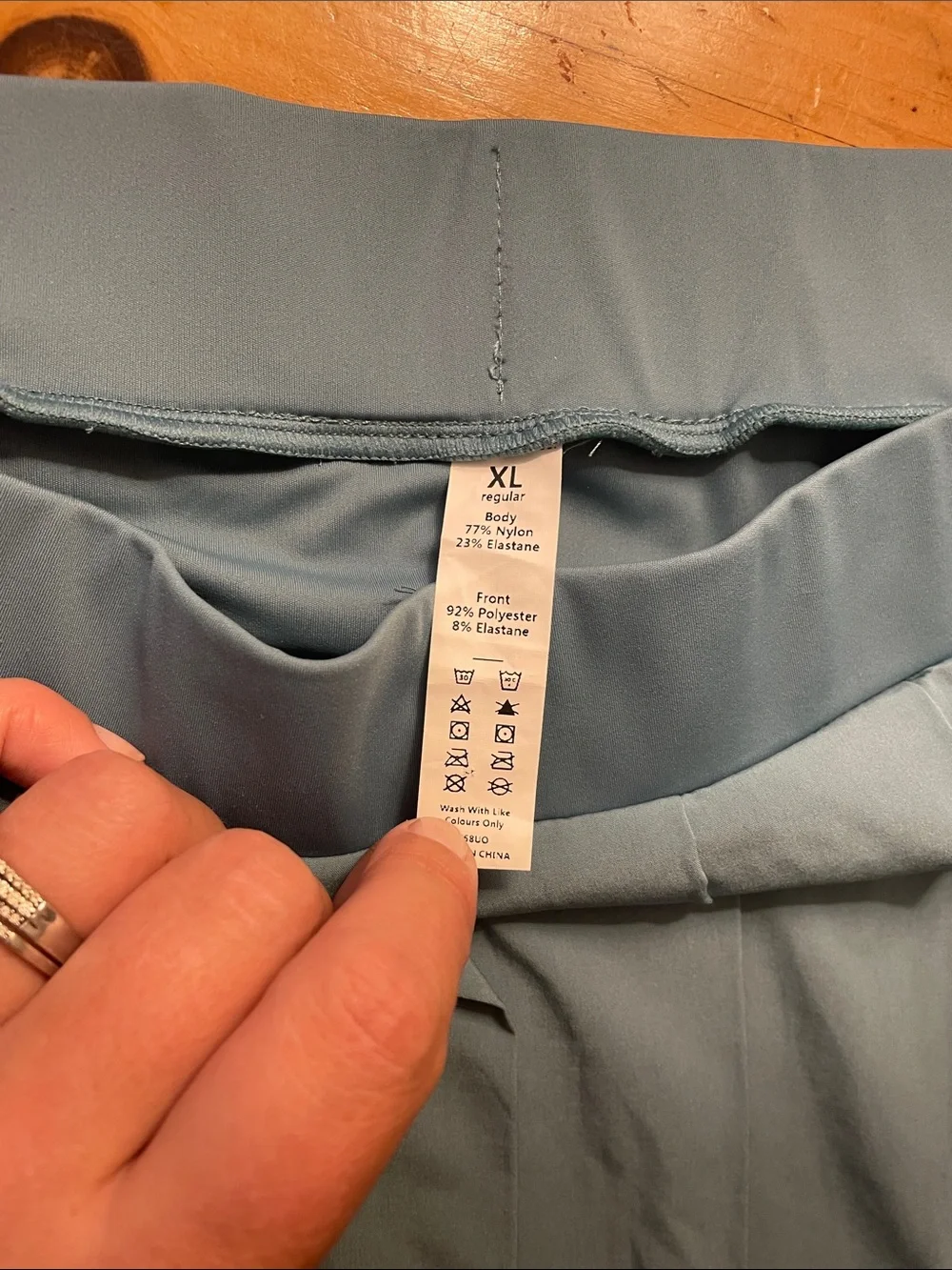 Like New- Halara- Sz XL- Pleated HR Buckle Tennis Skort- Teal Blue